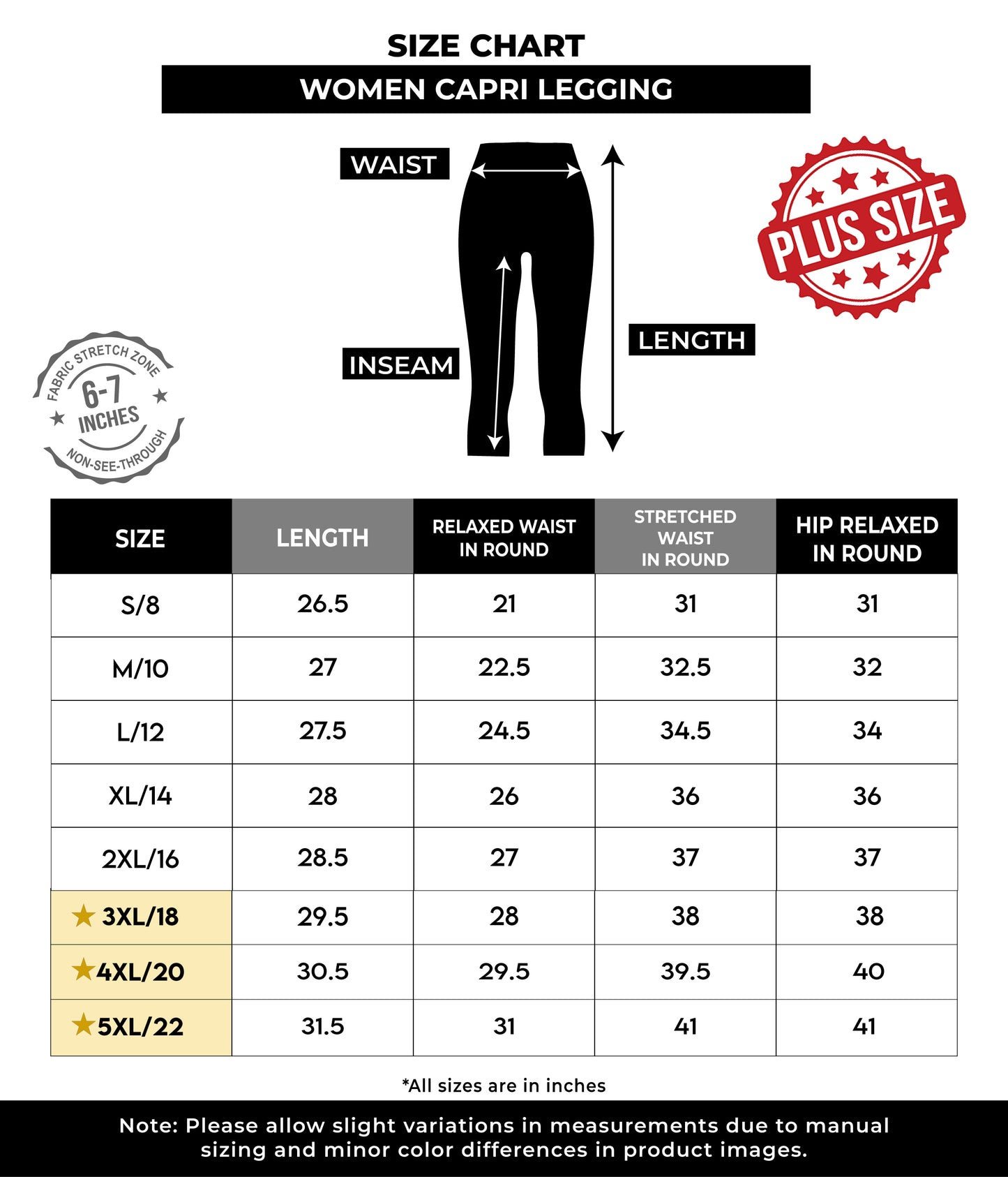 Women Capri Leggings (Tights)
