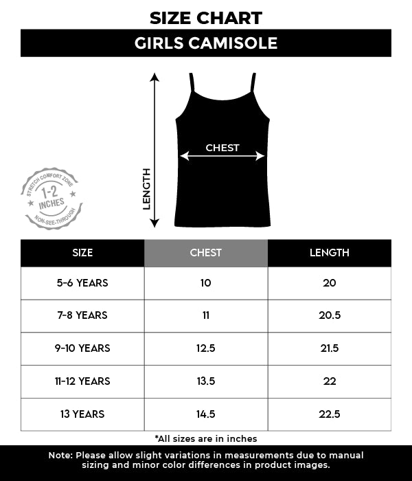 Girls_Camisole_sizes