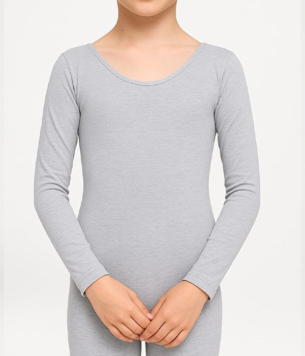 Girls Full Sleeve Bodysuit