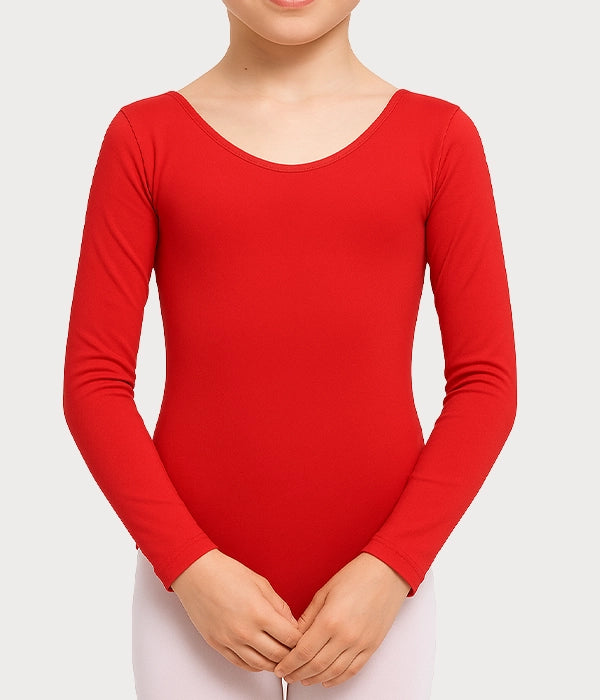 Girls Full Sleeve Bodysuit