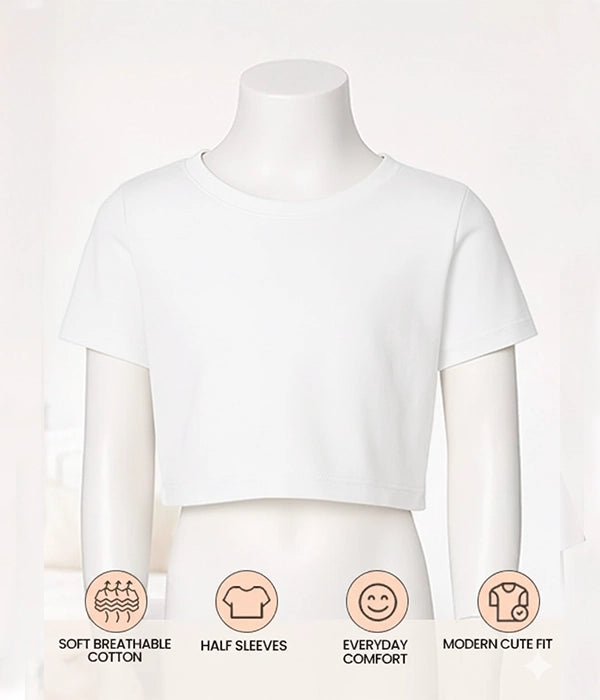 Girls_Half_Sleeve_Crop_Top