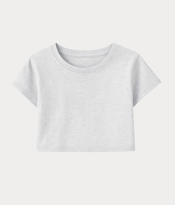Girls Half Sleeve Crop Top