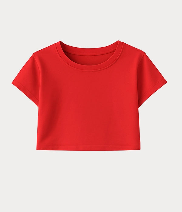 Girls Half Sleeve Crop (Tank Top)