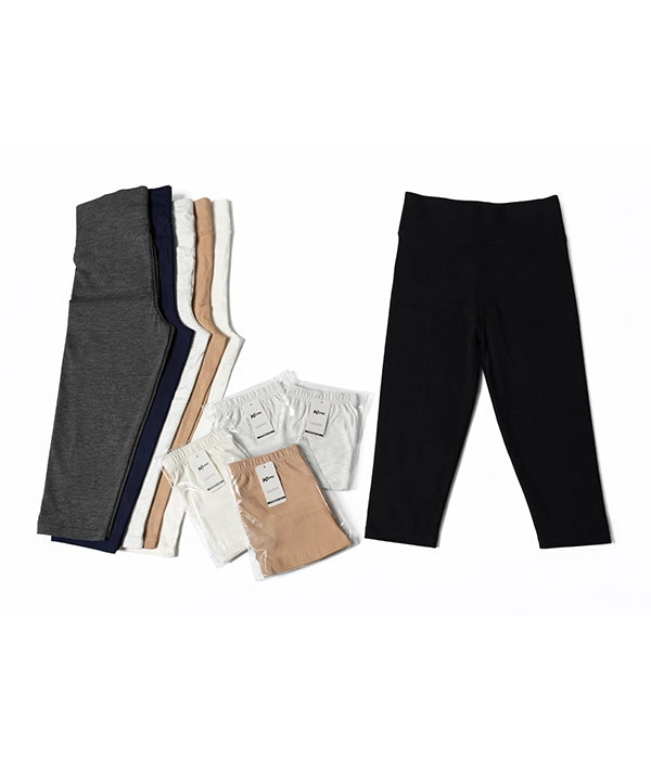 High Waist Capri Leggings (Tight)