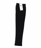 Black sleeve extender with a brand tag on a white background