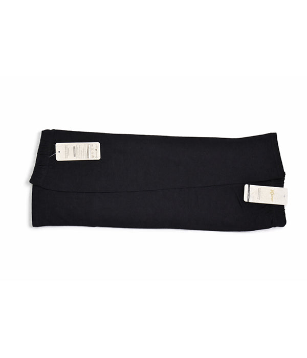 Black sleeve extender with a brand label on a white background
