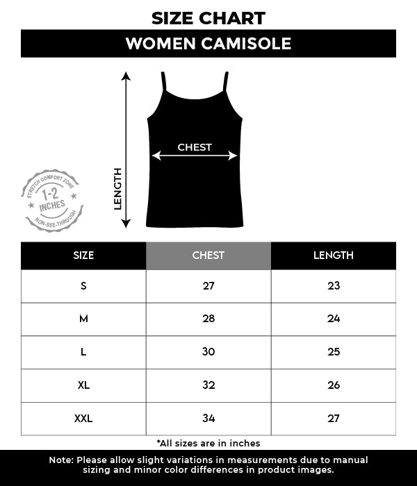 Women_Camisole_Sizes
