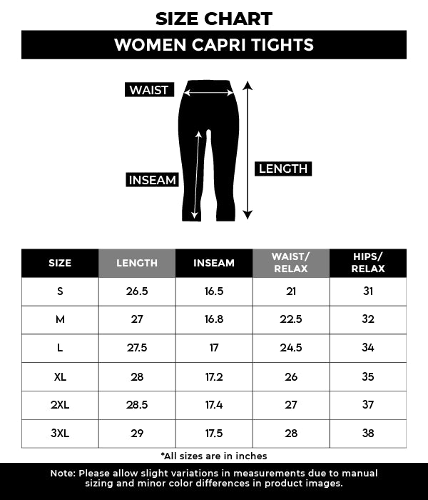 Women_Capri_Tights_Sizes