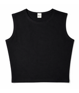 Women Sleeveless Crop (Tank Top)
