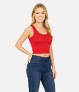 Women Sleeveless Crop (Tank Top)