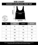 Women Sleeveless Crop (Tank Top)