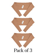 Three beige sleeve extenders on a white background with 'Pack of 3' text.